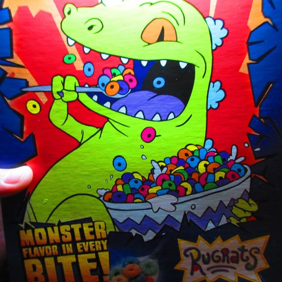 BRAND NEW Rugrats Reptar Cereal BOX 2016 FYE Exclusive Nickelodeon Nick Rare - Picture 2 of 9